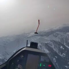 Flugwegposition um 11:05:07: Aufgenommen in der Nähe von Gemeinde Navis, Navis, Österreich in 2899 Meter
